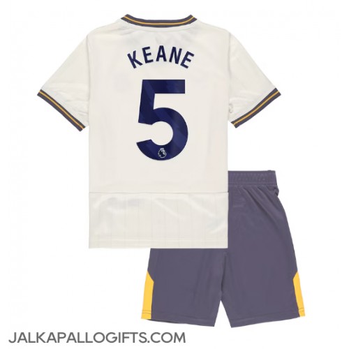 Everton Michael Keane #5 Kolmas Peliasu Lasten 2024-25 Lyhythihainen (+ Lyhyet housut)